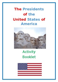 Preview of The Presidents of the United States Activity Booklet