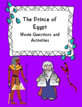 Preview of The Prince Of Egypt movie questions and activities