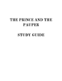 The Prince and The Pauper Study Guide for the Great Illust