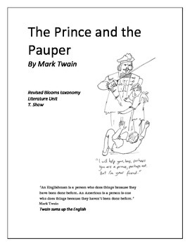 Preview of The Prince and the Pauper