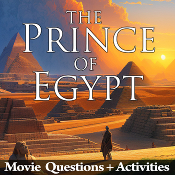 Preview of The Prince of Egypt Movie Guide + Activities | Answer Keys Inc