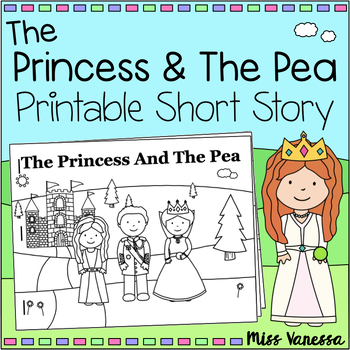 Preview of The Princess And The Pea Printable Short Story