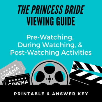 Preview of The Princess Bride Movie Viewing Guide (Pre/During/Post Activities Packet)