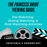 The Princess Bride Movie Viewing Guide (Pre/During/Post Ac