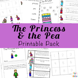 The Princess and The Pea Activities + Worksheets
