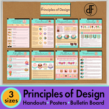 The Principles of Design Printable Handouts, Posters & Bulletin Board  Collection