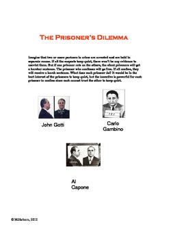 Preview of The Prisoner's Dilemma: The Classroom Game