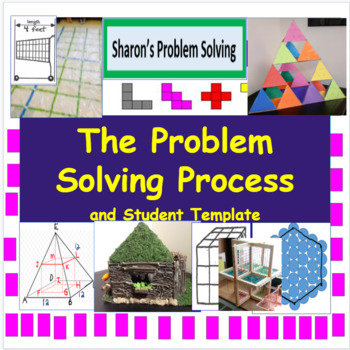 Preview of The Problem Solving Process Poster and Student Template