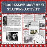 The Progressive Movement Era Stations Activity (Print and 