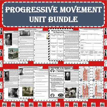 Preview of The Progressive Movement Era UNIT BUNDLE (Print and Digital Formats)