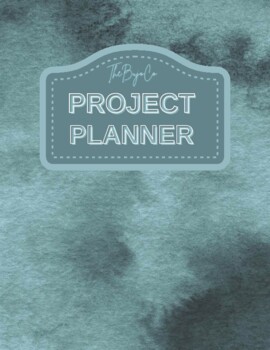 Preview of The Project Planner - In Blue! - Track and Record Projects, Meetings, and More!