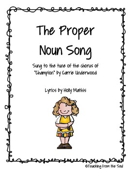 Preview of The Proper Noun Song
