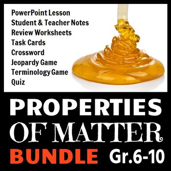 Preview of Properties of Matter BUNDLE {Editable}