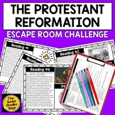 The Protestant Reformation Escape Room - Reading Comprehen