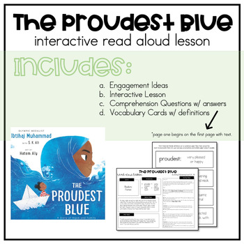 Preview of The Proudest Blue | Interactive Read Aloud