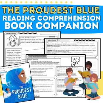 Preview of The Proudest Blue: Reading Comprehension Book Companion Activities CCS Aligned