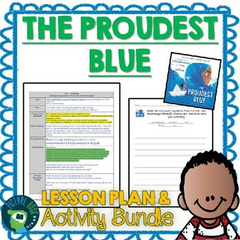 Preview of The Proudest Blue by Ibtihaj Muhammad Lesson Plan and Google Activities