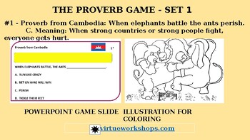 Preview of The Proverb Game