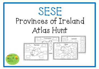 Preview of The Provinces of Ireland counties and flags