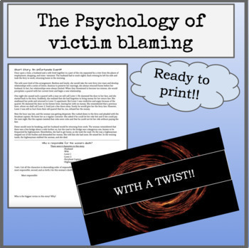 Preview of The Psychology of Victim Blaming