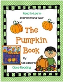 The Pumpkin Book by Gail Gibbons A Complete Book Response Journal