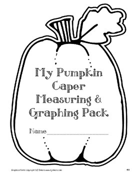 Preview of The Pumpkin Caper Measuring & Graphing Pack