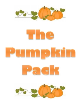The Pumpkin Pack:  Pumpkin Pie for All!