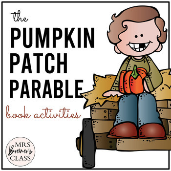 Preview of The Pumpkin Patch Parable | Book Study, Pocket Chart Activity, Play-Doh Mat