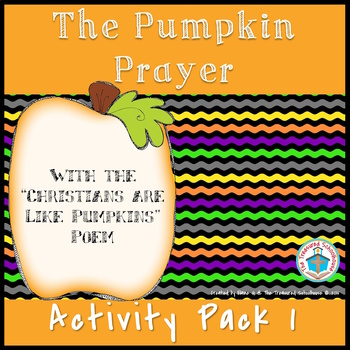 Preview of The Pumpkin Prayer Activity Pack