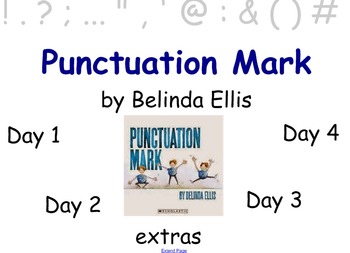 Preview of The Punctuation Mark Guided Reading Week Unit - Four Blocks Literacy