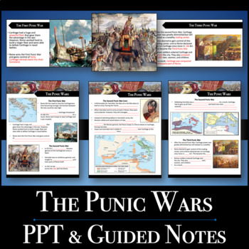 Preview of The Punic Wars PPT & Guided Notes