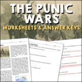 The Punic Wars of Ancient Rome Reading Worksheets and Answer Keys
