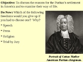 The Puritans PowerPoint Presentation