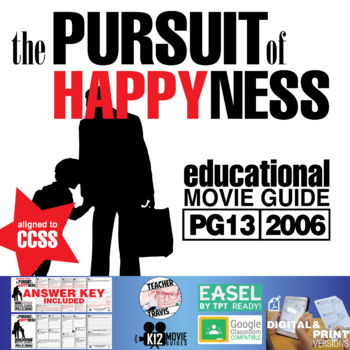 Preview of The Pursuit of Happyness Movie Guide | Questions | Worksheet (PG13 - 2006)