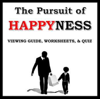 Preview of The Pursuit of Happyness Movie Viewing Guide, Worksheets, Quiz - Chris Gardner