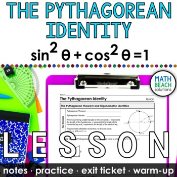 Preview of The Pythagorean Identity Lesson
