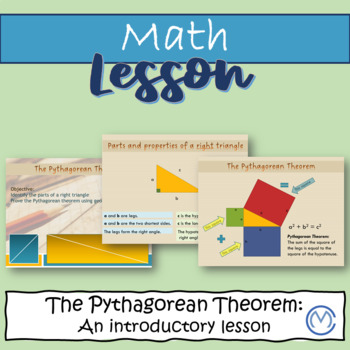 Preview of The Pythagorean Theorem - An introductory lesson
