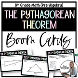 The Pythagorean Theorem Boom Cards for Pre Algebra