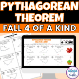 The Pythagorean Theorem Fall Math Activity Digital and Worksheet
