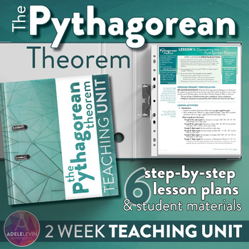 Preview of The Pythagorean Theorem: Lesson Plan Unit