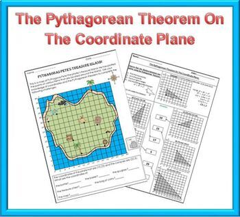Preview of The Pythagorean Theorem On The Coordinate Plane