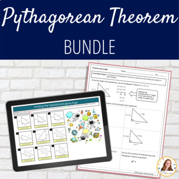 Preview of The Pythagorean Theorem Scaffolded Unit and Activities