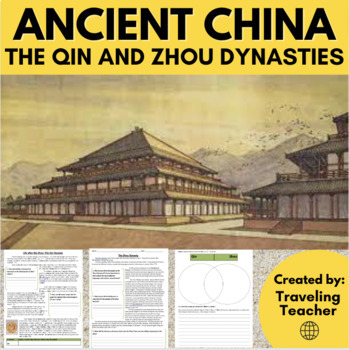 Preview of The Qin & Zhou Dynasties of Ancient China: Reading Passages + Comprehension