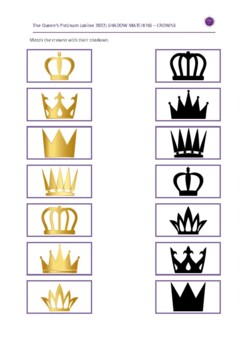Preview of The Queen’s Platinum Jubilee 2022: SHADOW MATCHING – CROWNS