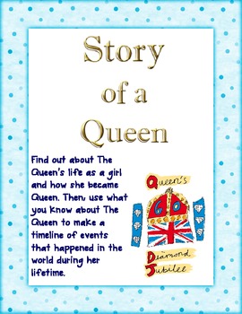 Preview of The Queen's Diamond Jubilee - Comprehension and Timeline Activities (UK spelling