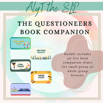 Preview of The Questioneers Book Bundle for Speech Therapy Lessons