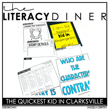 Preview of The Quickest Kid in Clarksville - The Literacy Diner Kinder Read Aloud