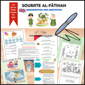 Preview of The Quran Made  Simple for Kids Sourate AL-FÂTIHAH Memorization and Meditation