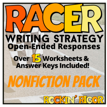 Preview of The RACER Strategy Writing Unit (Nonfiction Pack)