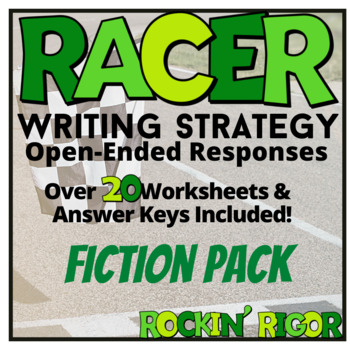 Preview of The RACER Strategy Writing Unit - Fiction